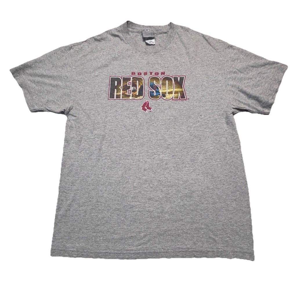 Men's VTG Boston Red Sox 2008 MLB Short Sleeve Shirt Size Large